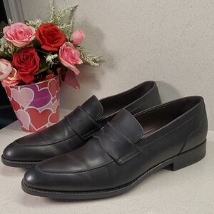 ERMENEGILDO ZEGNA Leather Loafers (sz 11.5)